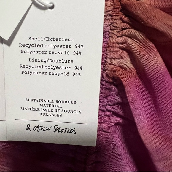 & other stories Pink Purple Body Con Dress, New with Tags - Picture 8 of 10